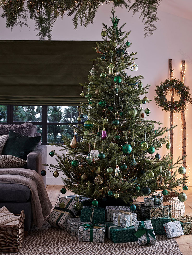 约翰·刘易斯绿色圣诞室内设计-4