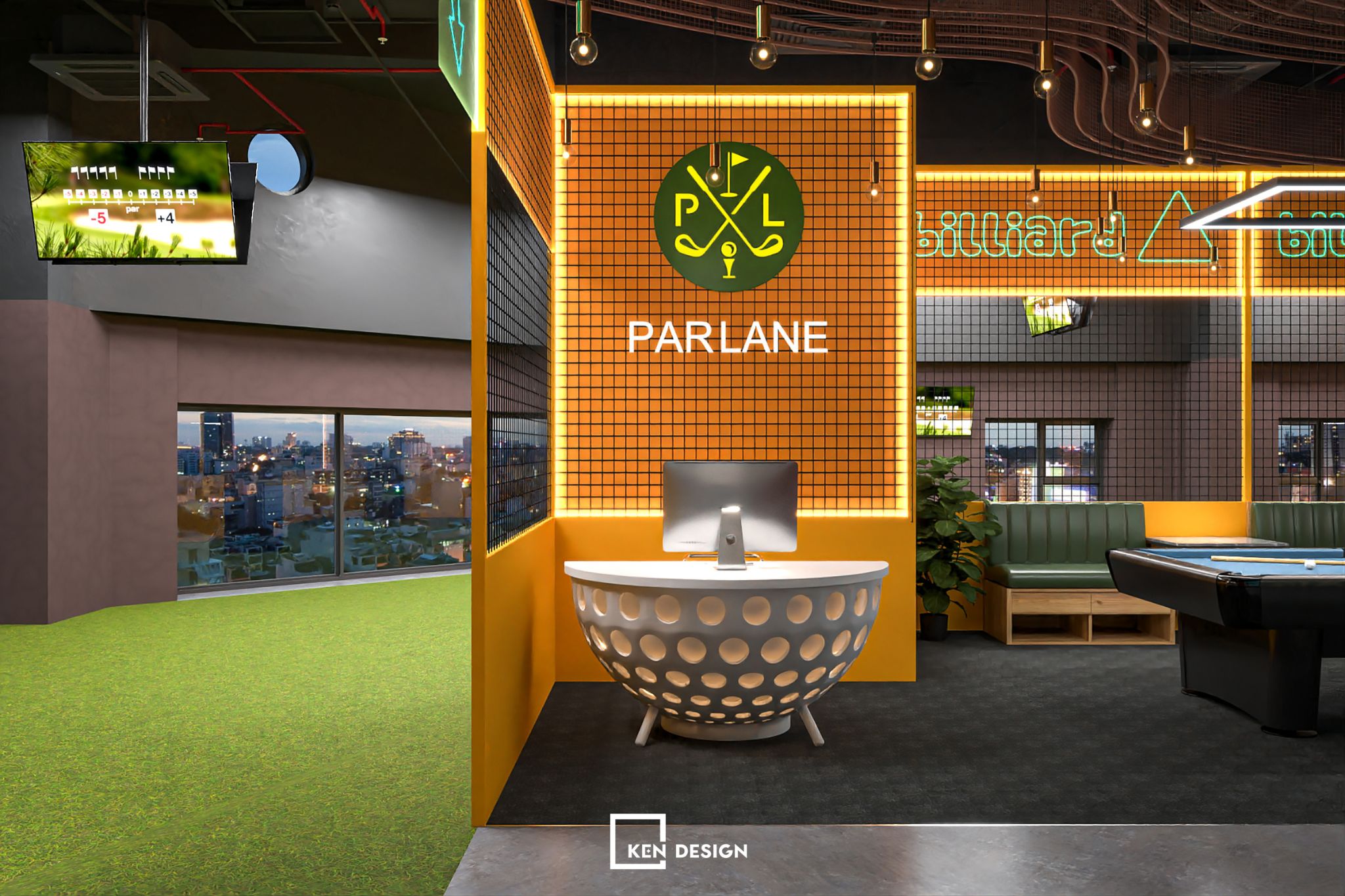 河内高尔夫  咖啡馆组合设计项目丨越南河内丨KenDesign-32