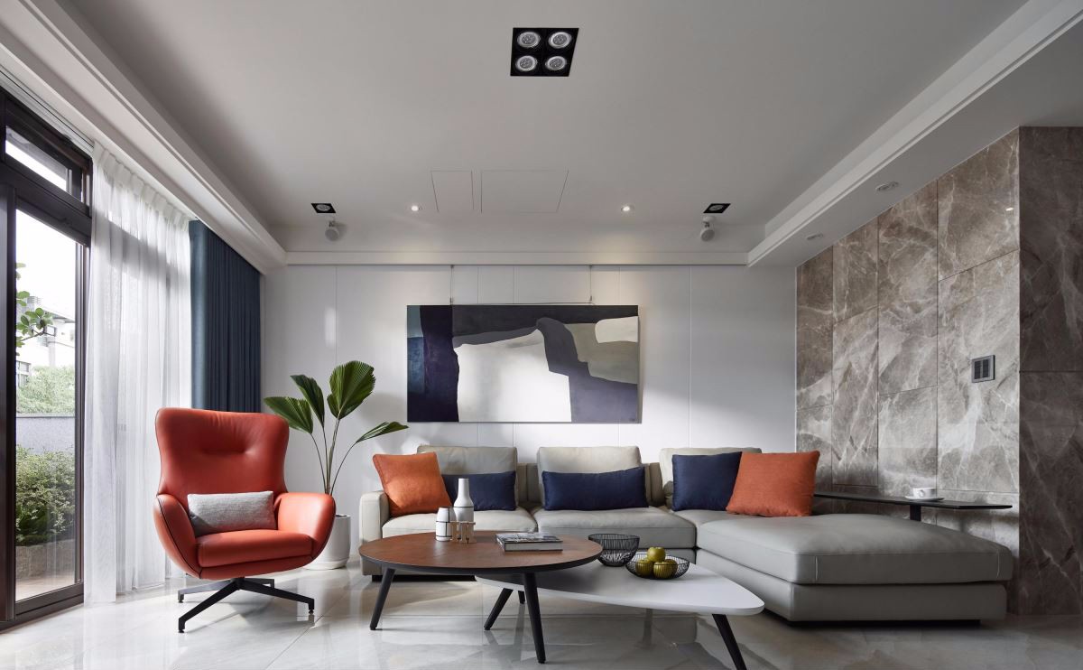 330㎡现代风格别墅  合观室内设计-6