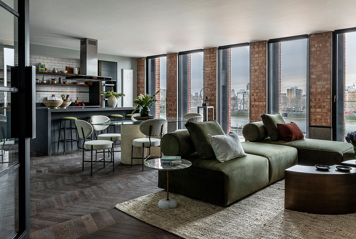 伦敦电池电站改造的时尚公寓设计-3