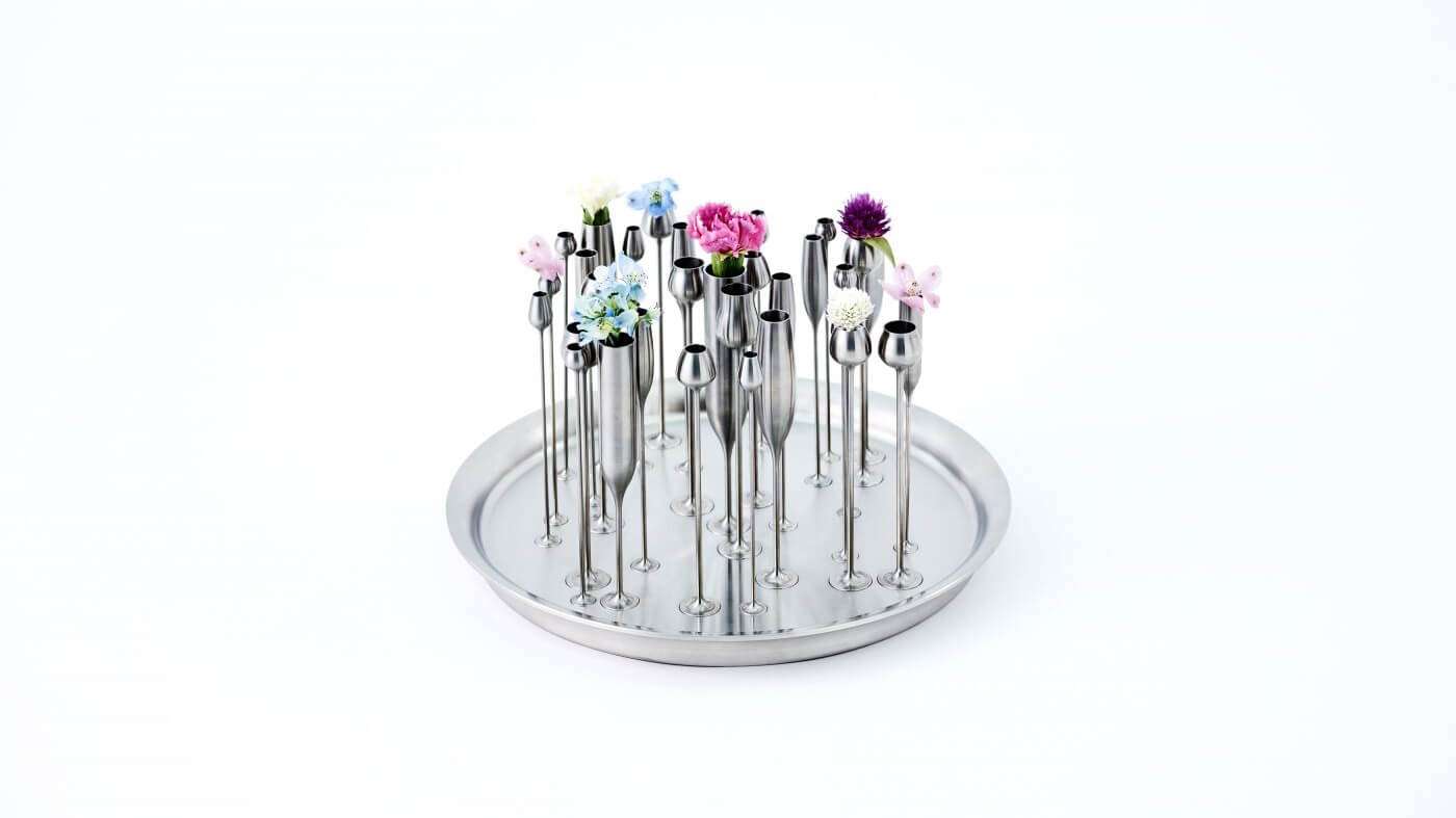 Yokohama Makers Village花卉,金属花瓶系列-3