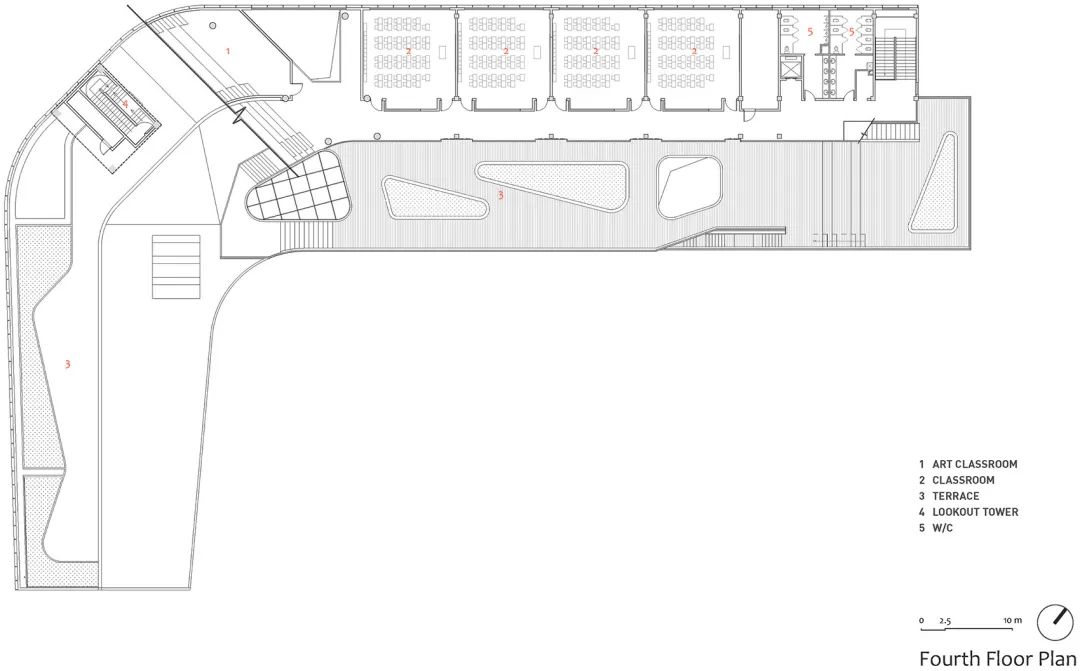 桥上教学楼 – 盐城外国语学校创新中心丨中国盐城丨Perform 普泛建筑-155
