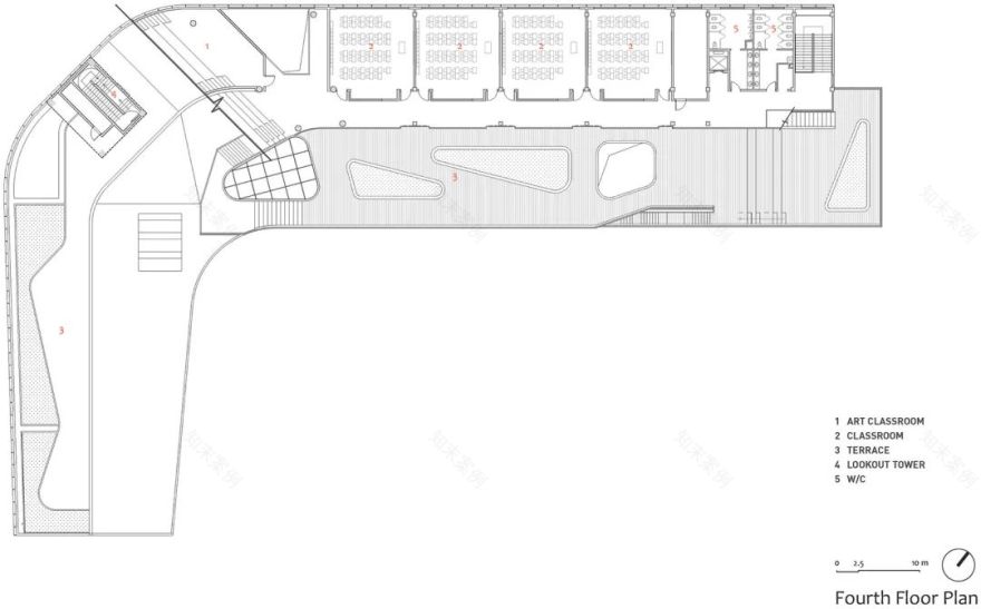 桥上教学楼 – 盐城外国语学校创新中心丨中国盐城丨Perform 普泛建筑-155