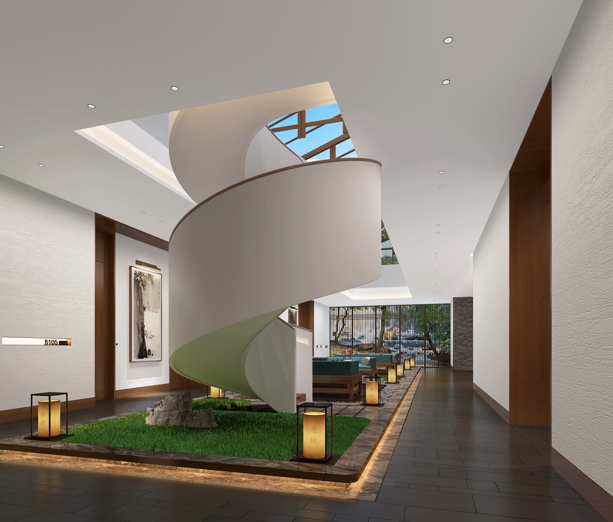 绣花针艺术设计|朴园·千山禅修中心-4