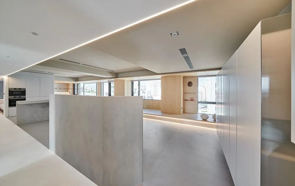 客厅变成大“广场”，139㎡可开可关的超大空间 | 虫点子新作-25