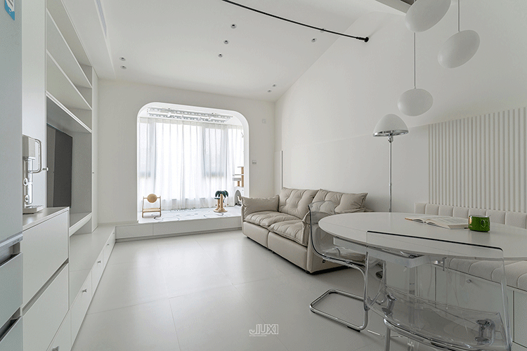 理想的奶油风未来四口之家设计丨中国北京丨久栖设计-15