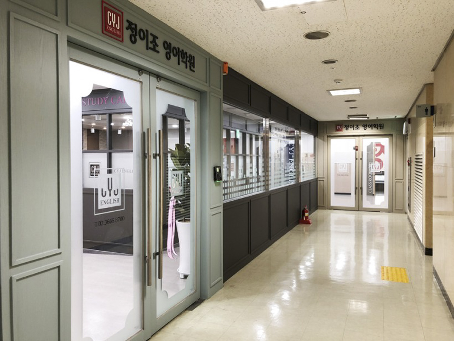 精致简约，100 坪韩国英语学院设计案例-2