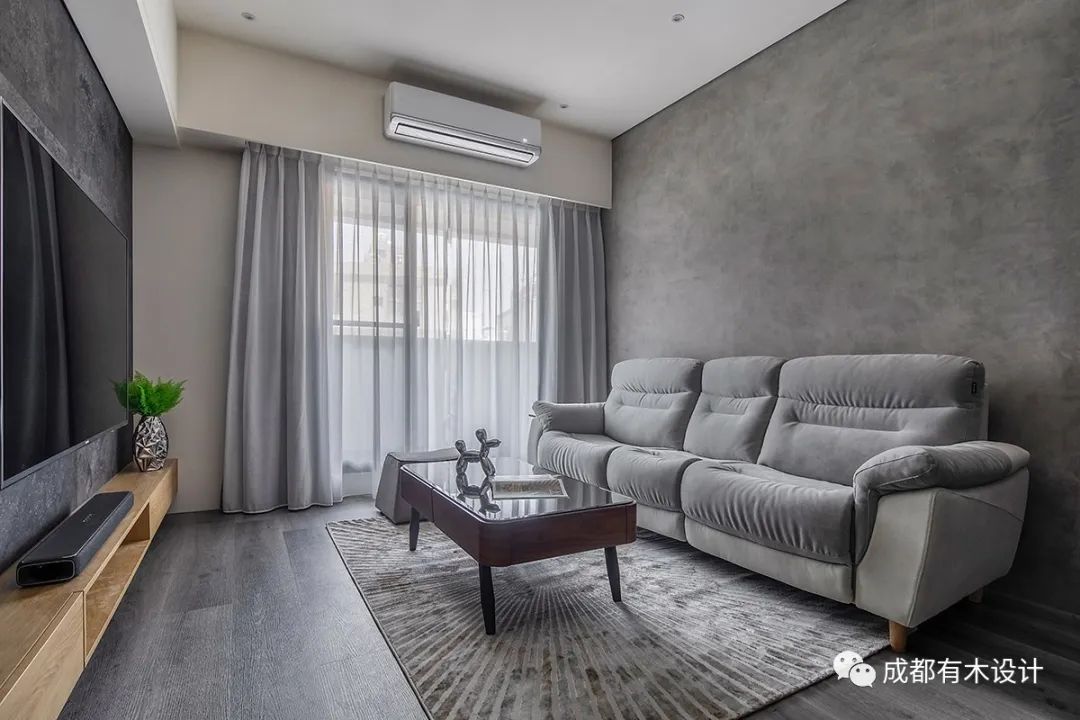 灰调工业风纹理感居所丨淳品-42