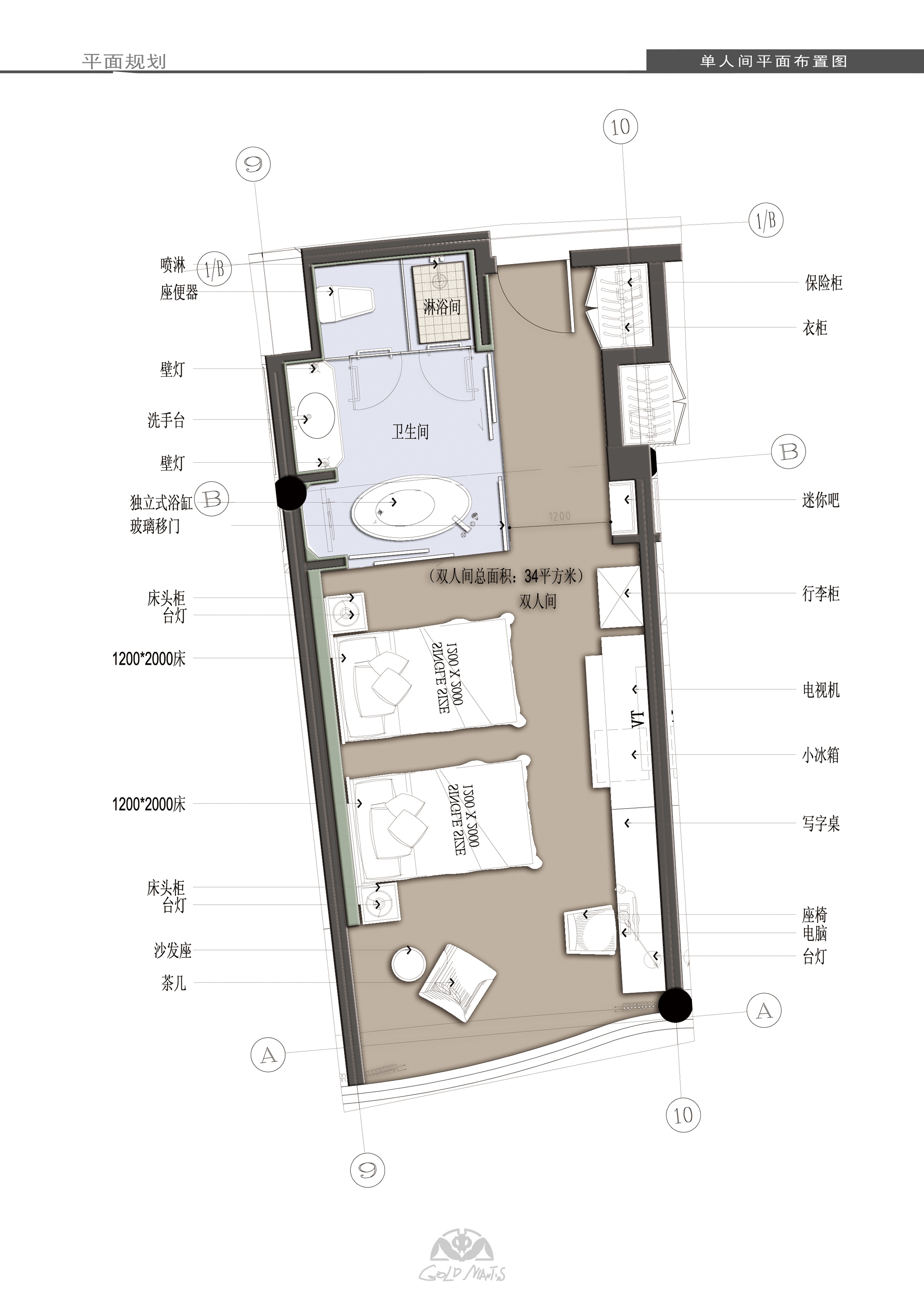 金螳螂  新中式风格紫薇园会所室内概念方案高清效果图-35