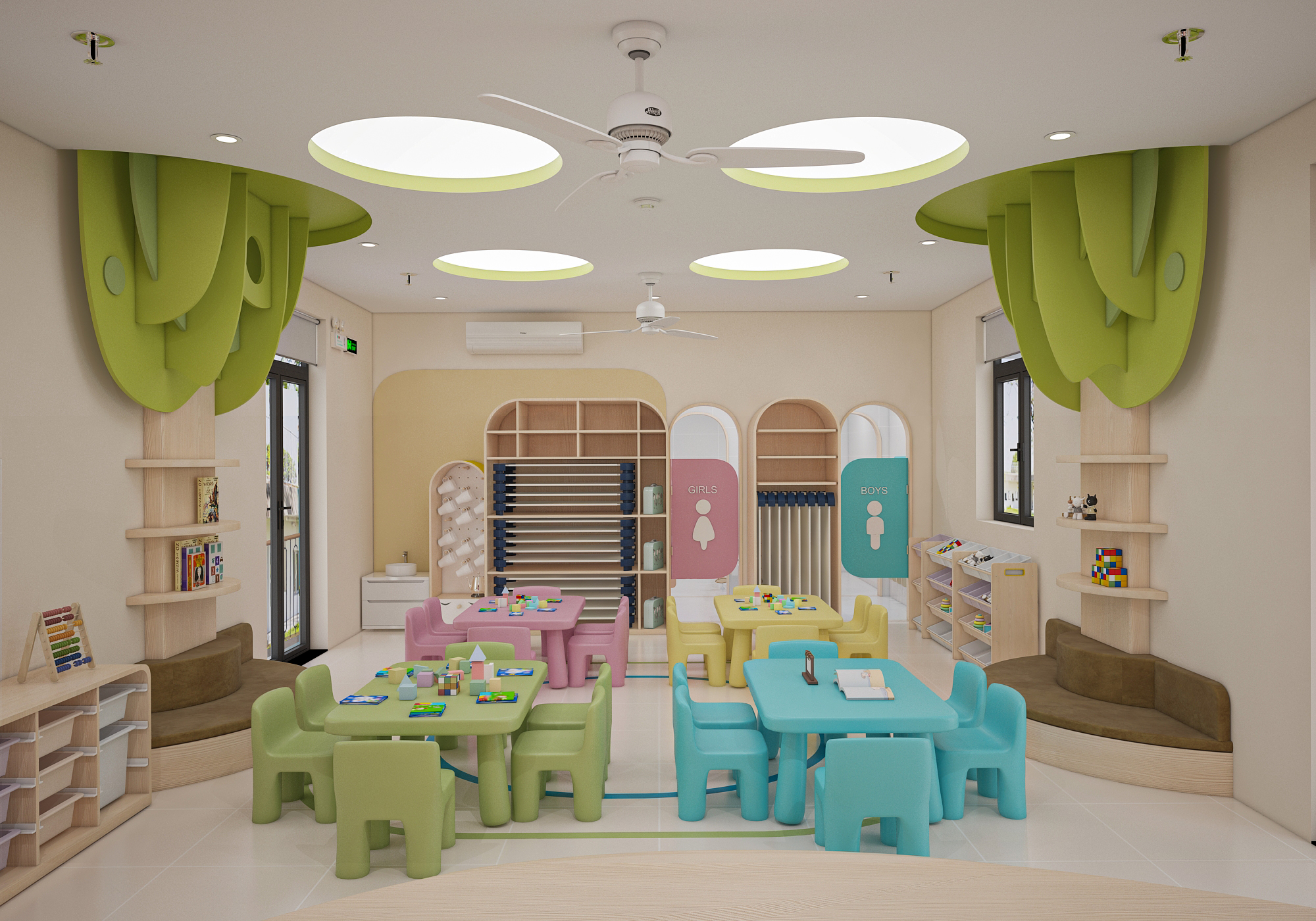 PRESCHOOL CLASS（幼儿园班级设计项目）丨越南丨CTY MERRY HOME-5