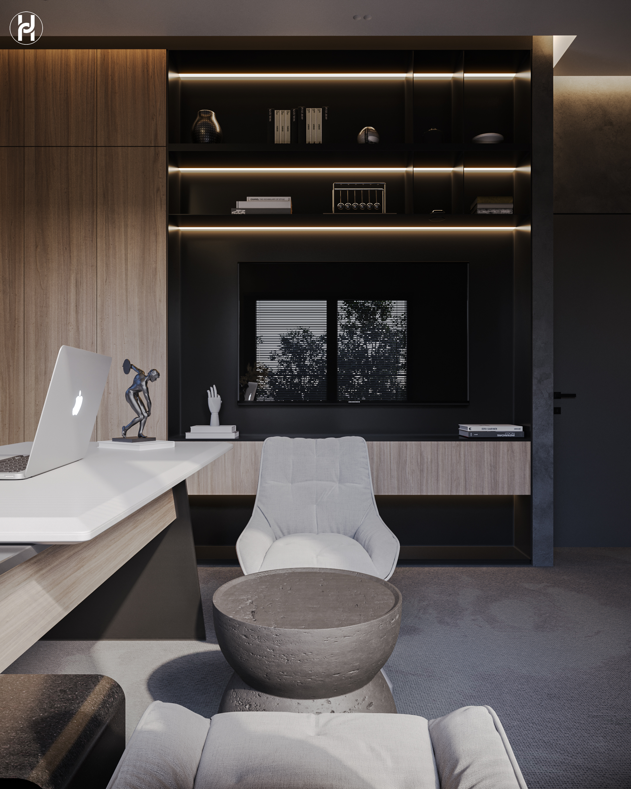 黑暗的办公室丨Marwa Salah-7