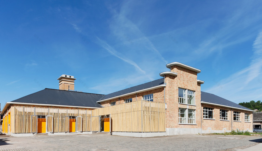 比利时纳穆尔前轰炸机屠宰场区文化景点设计-21