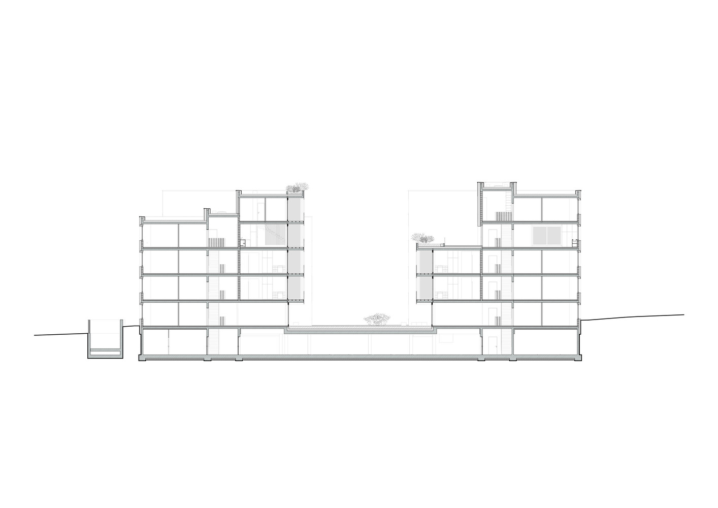 Kőér 2 住宅楼丨匈牙利布达佩斯丨epitesz studio-56