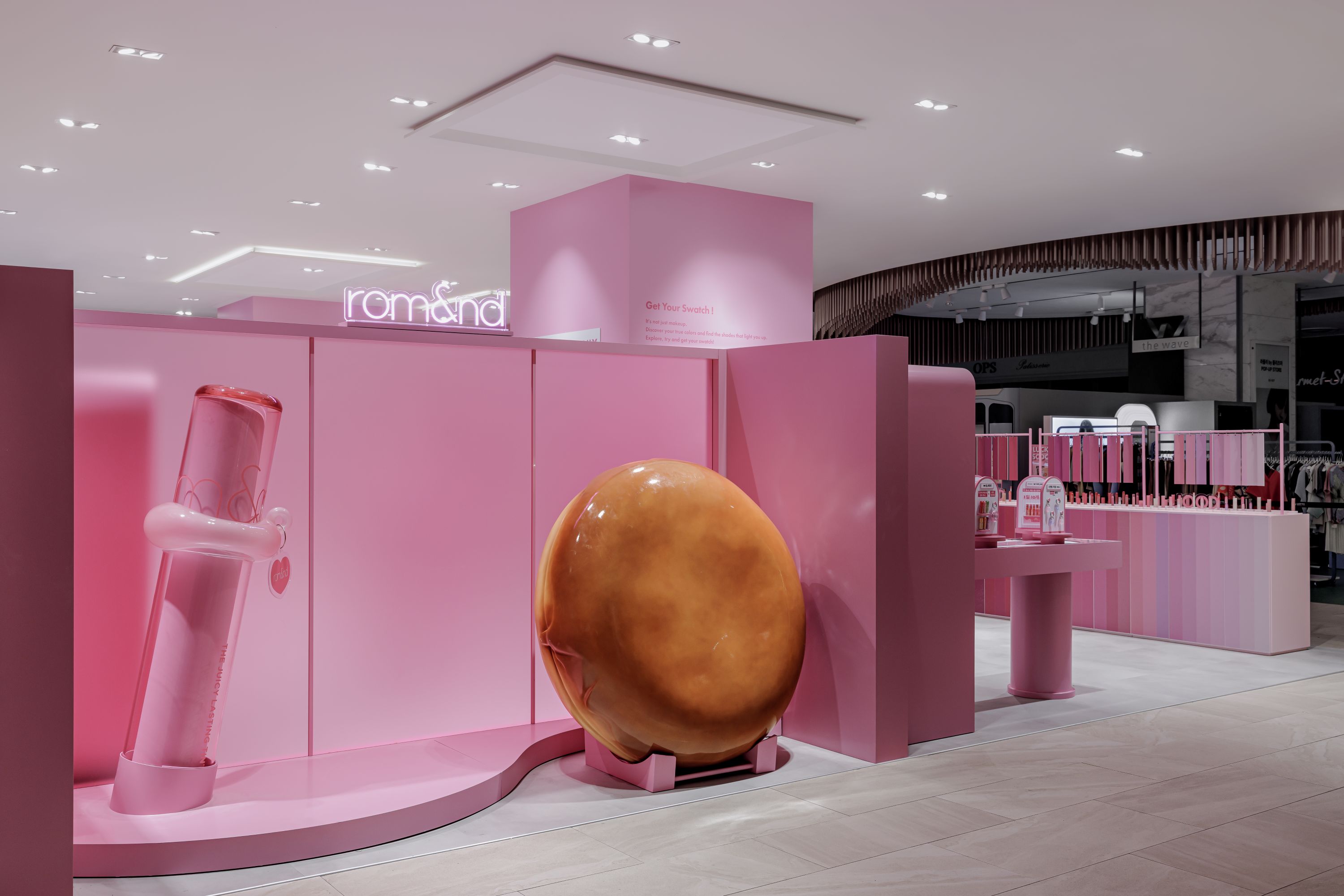 Rom&nd快闪店，釜山乐天百货店丨韩国-1
