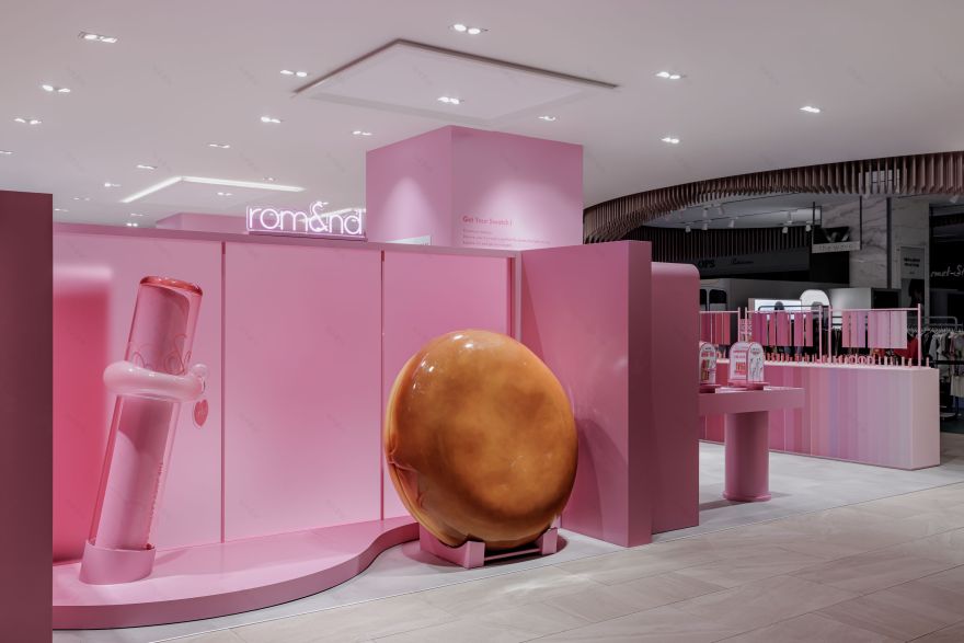 Rom&nd快闪店,釜山乐天百货店丨韩国-1