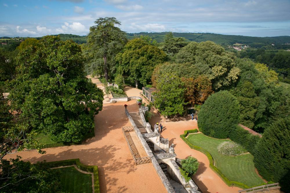 The Gardens Of The Castle Of Milandes - Dordogne - France-9