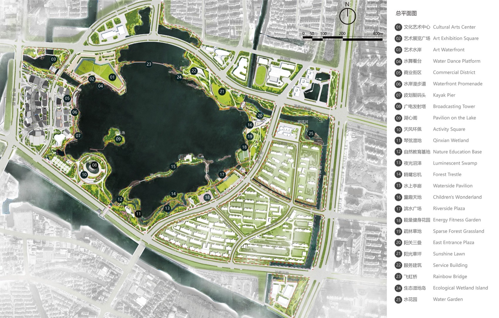 常熟琴湖公园丨中国江苏丨GED格境建筑景观设计有限公司-13