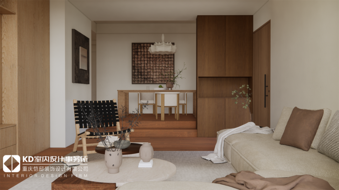 重庆龙湖西苑原木风住宅丨中国重庆丨KD室内设计事务所-30