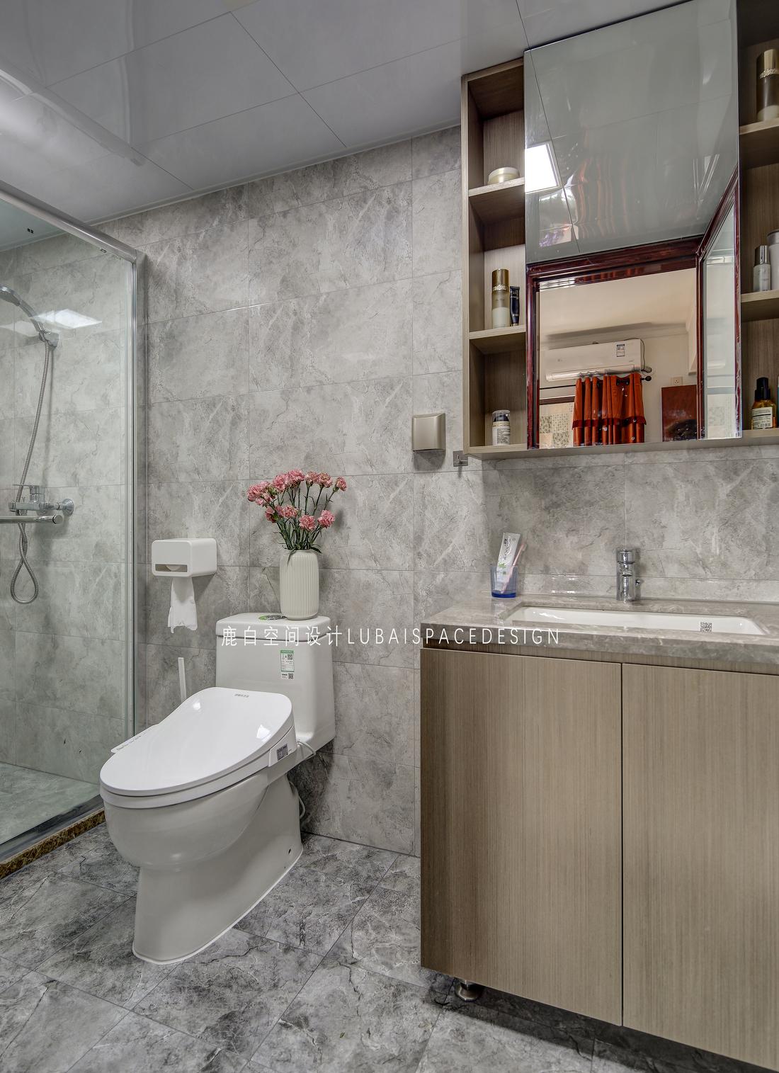 96㎡复古风精装房丨鹿白空间设计-46