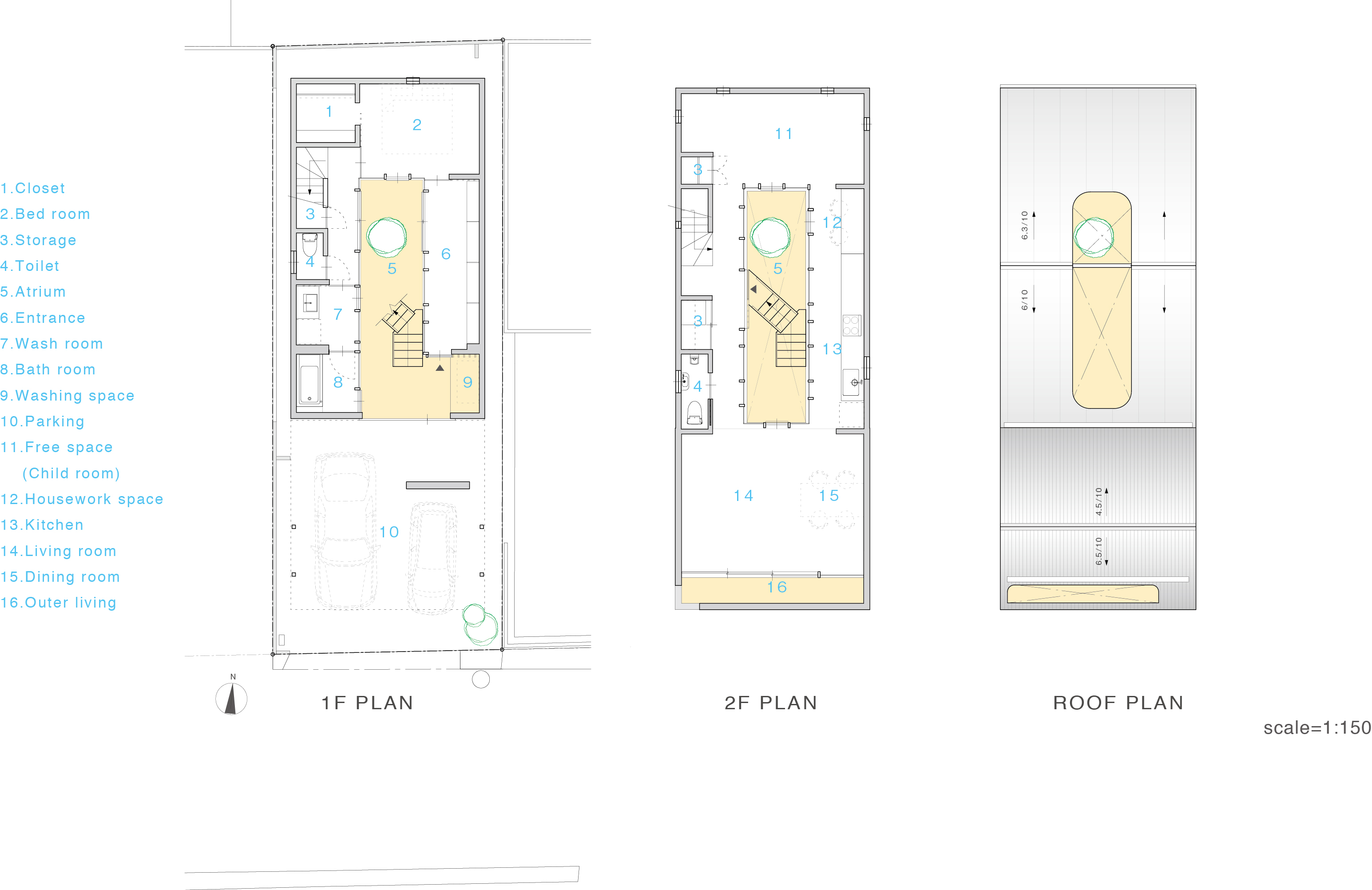 双屋共生,绿意盎然的家庭住宅-34
