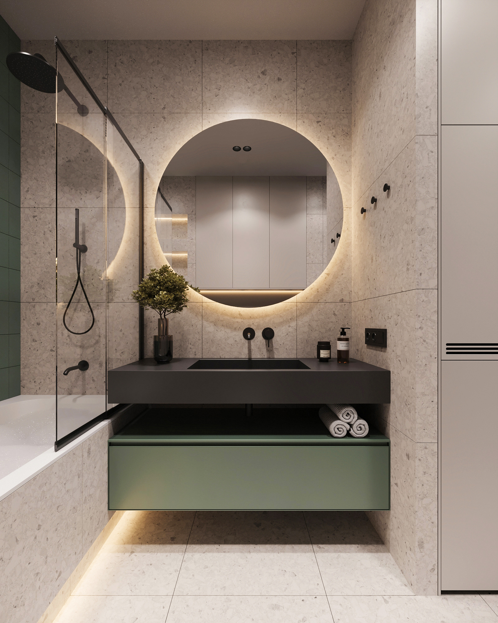 温暖色调的家庭舒适公寓丨拉脱维亚里加丨Bodes studio-26