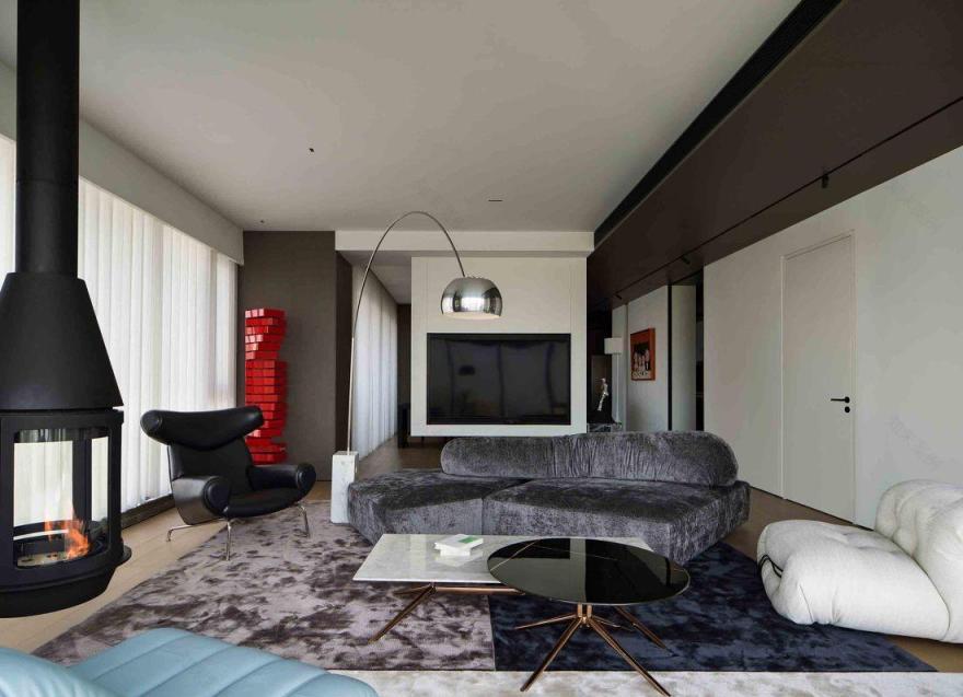 炫酷摩登的精装房改造-44