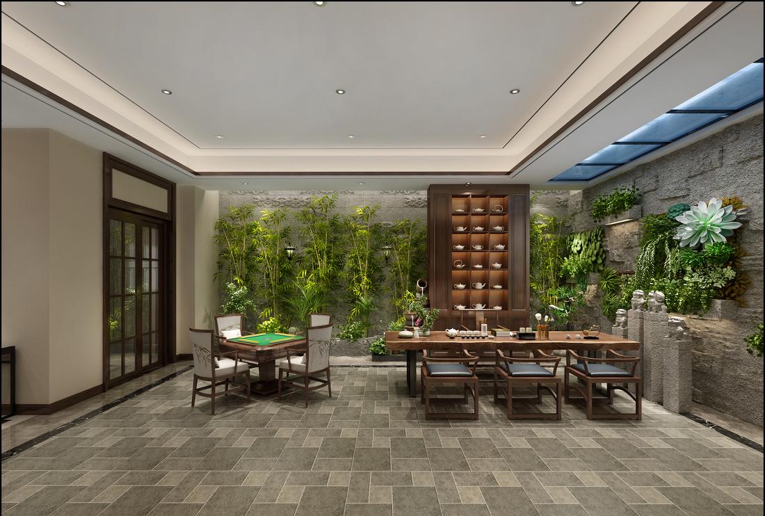 
富贵园新中式别墅设计 -5