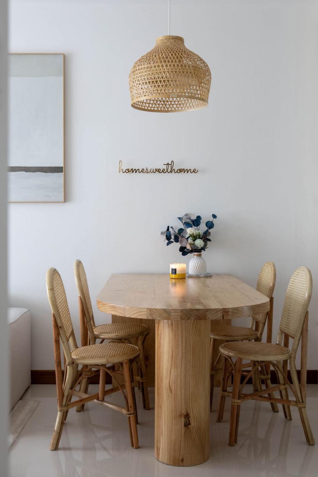 95㎡小三房，装修看似简单，往往却是最耐看实用的！-3