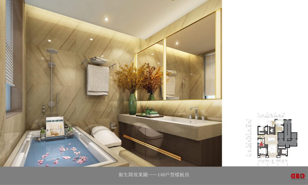 万科翡翠长安样板房设计方案解读-31