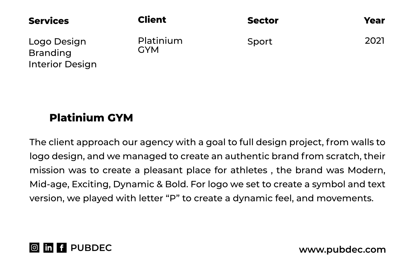 Platinium GYM - Identity Visual-1