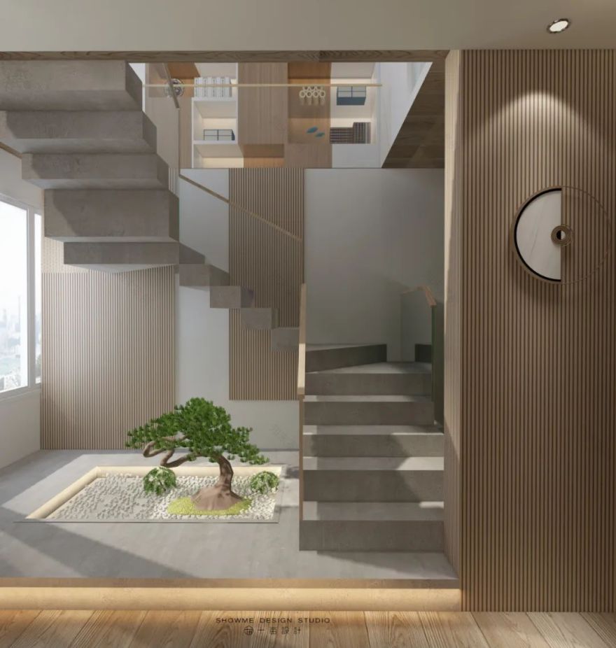 自然禅意,222㎡隆昌西城郡空间设计-14