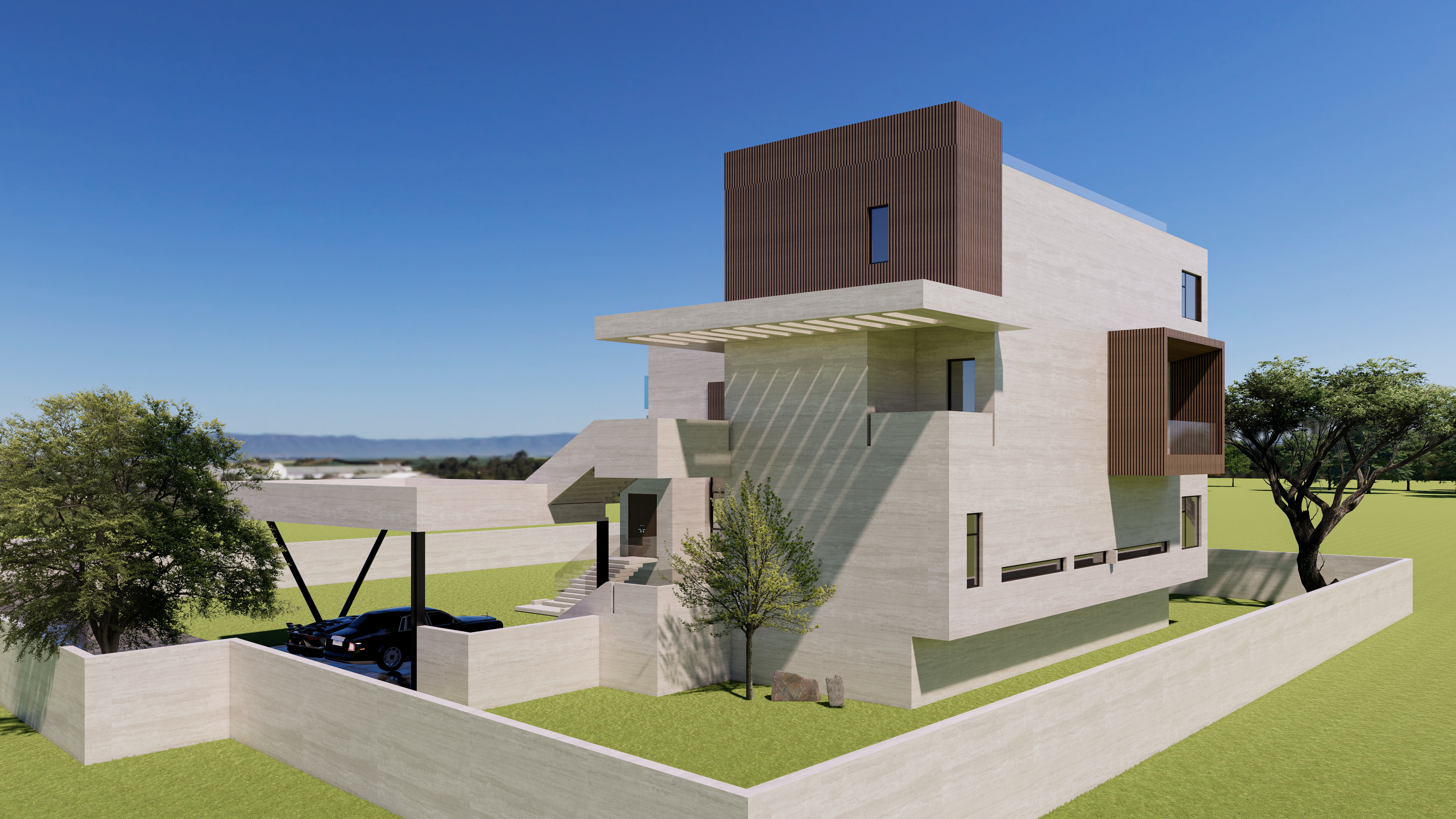 1000 平方最美老家别墅设计丨中国武汉丨微视设计-9