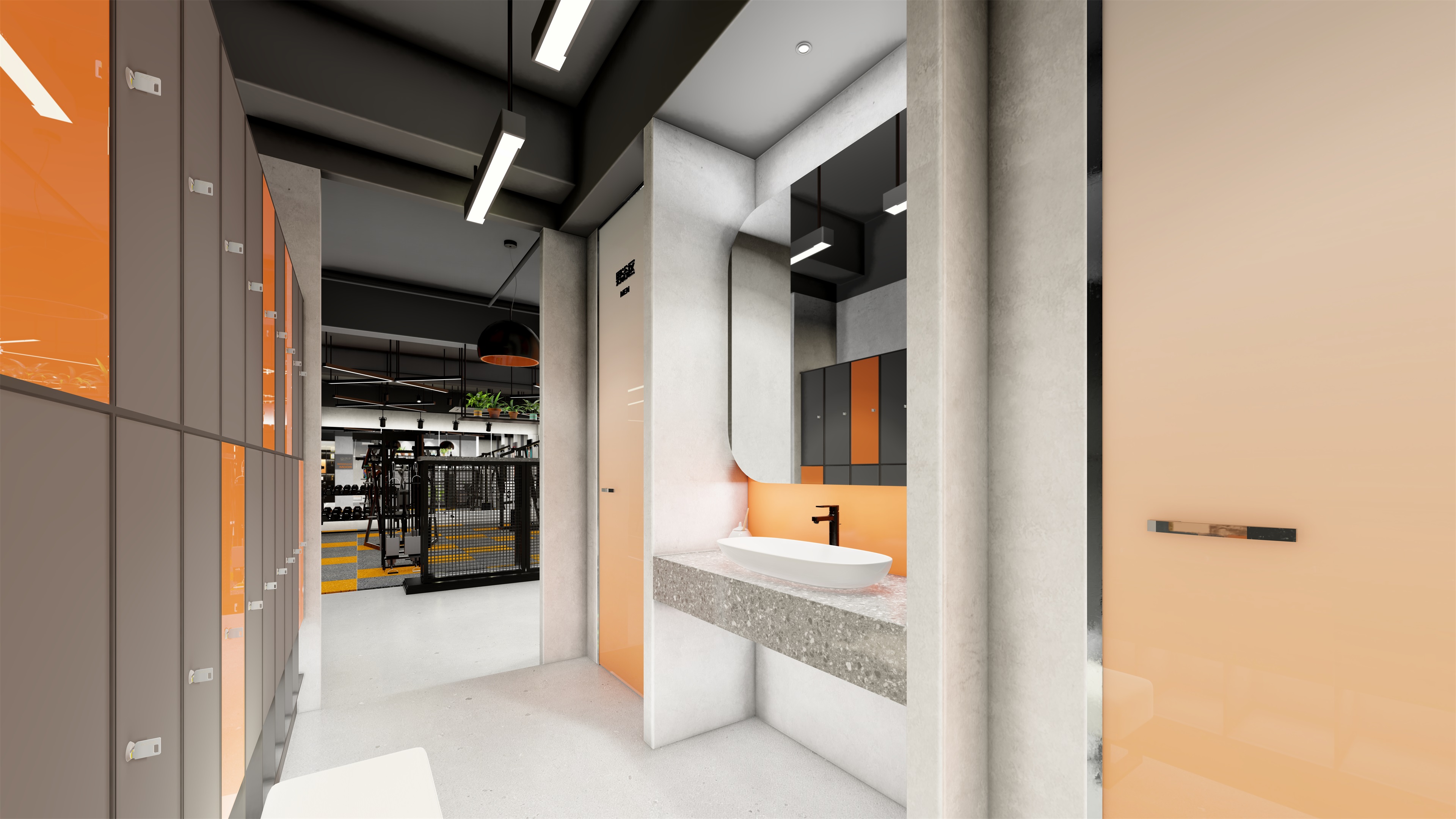 杭州某健身拳馆室内设计-5