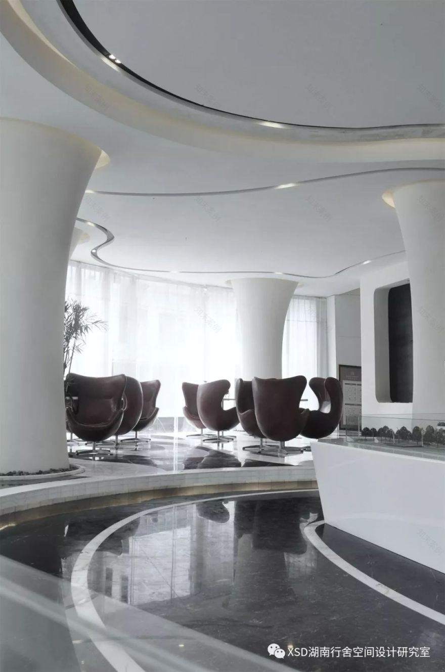 《曲韵》藏地之舞——现代风格售楼中心设计-33