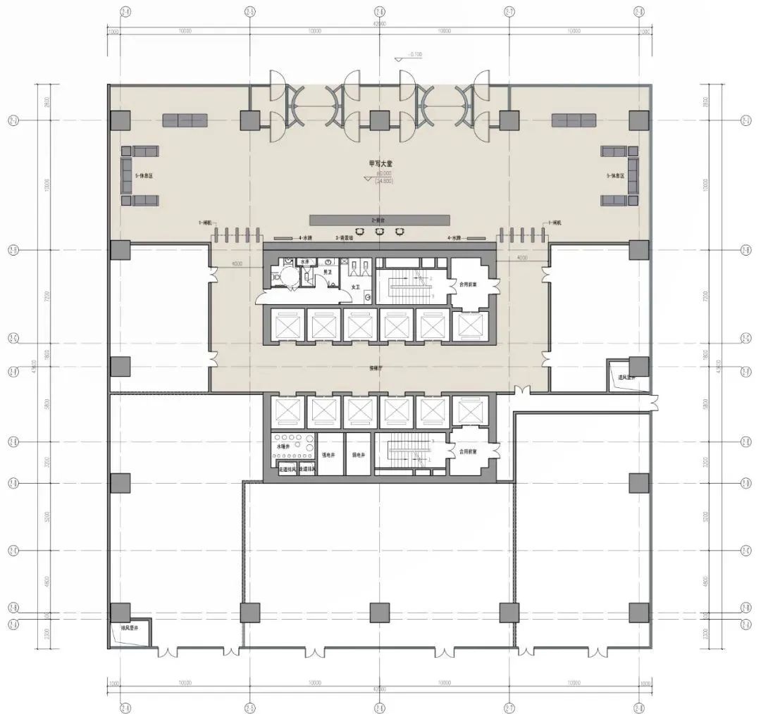 Tongzhou Wanda Office Interior | 通州万达公区室内-65