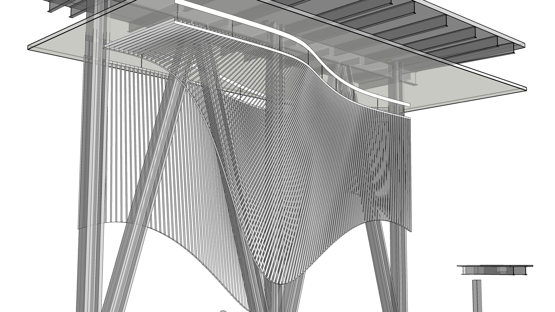 CUSTOM INTERIOR TRELLISES @ ESSENTIA HEALTH - ST. MARY’S MEDICAL CENTER | Eventscape-7