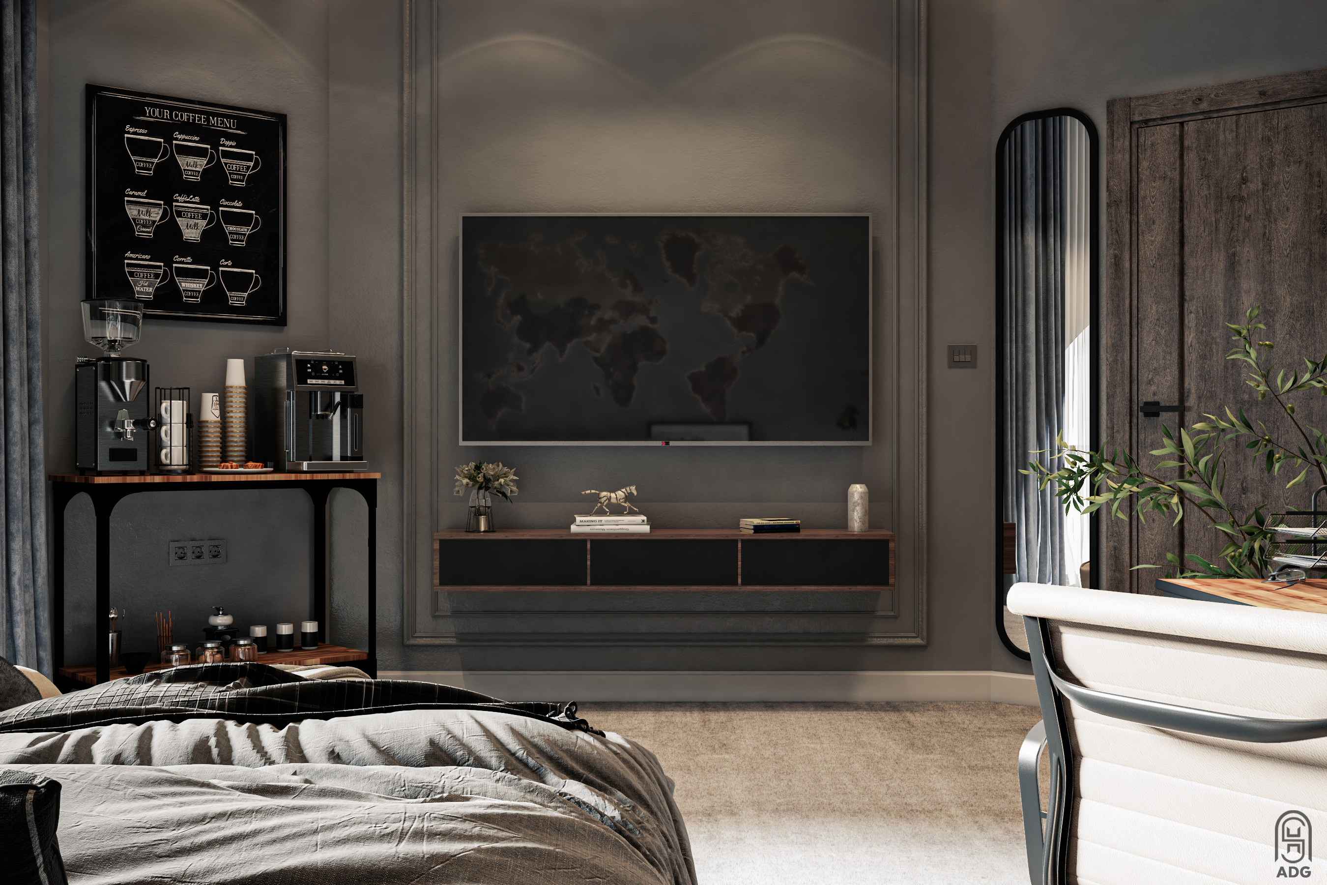 卧室带小工作区丨沙特阿拉伯吉达-5