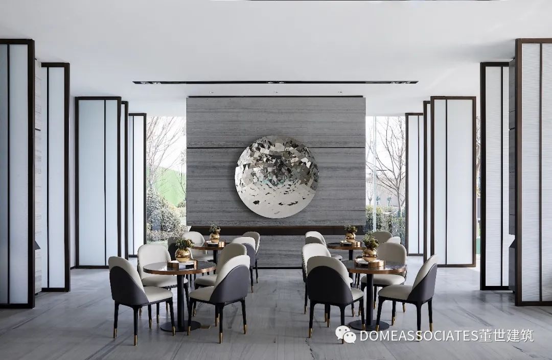 锦绣樾江府 | 河流元素贯穿的现代售楼空间-43