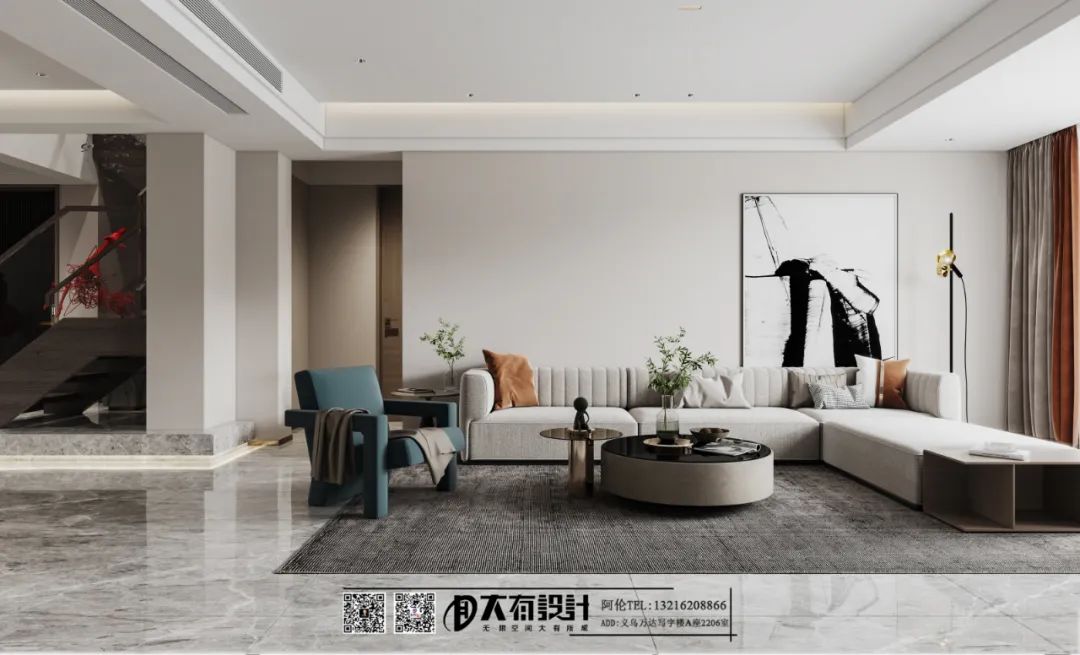 色彩灵动的现代空间 · 义乌住宅项目丨大有设计团队-36