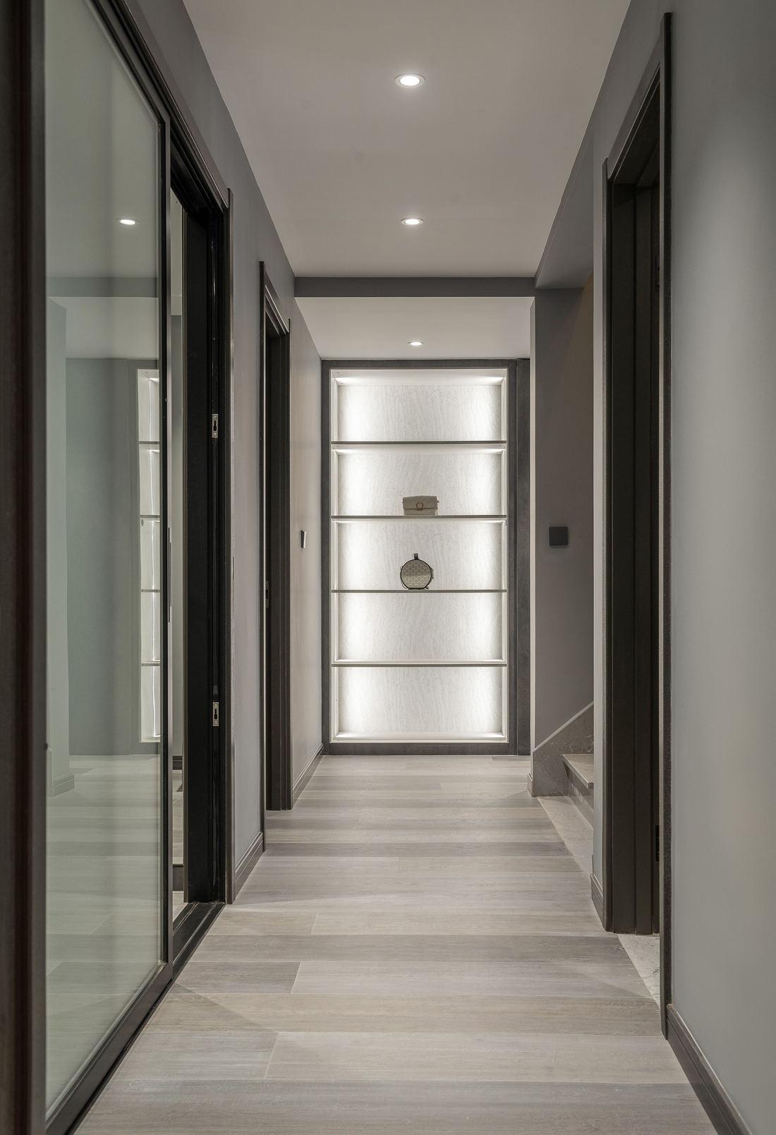 雷刚室内设计师丨平层丨暗曲-11