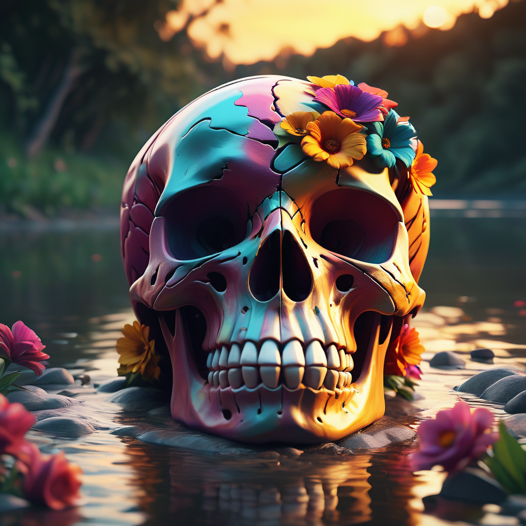 头骨·日出·河流·颜色丨Öskar Design-3