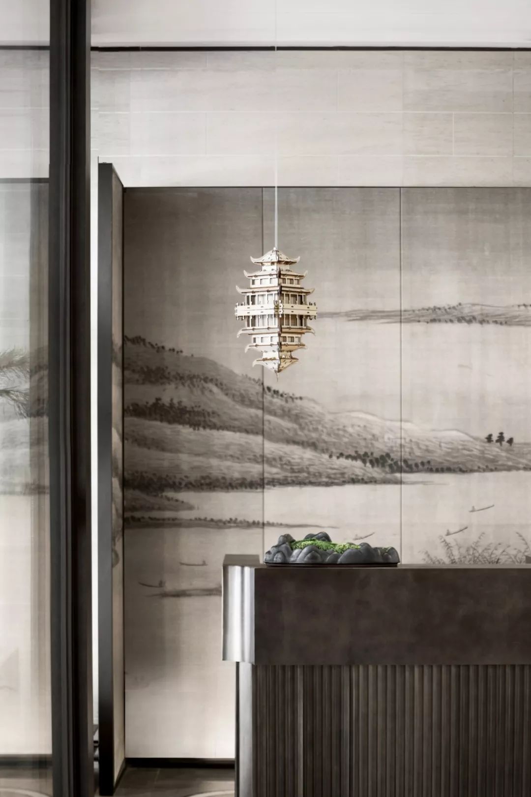 上湖嘉园营销中心 | 光影空间的人与景对话-49