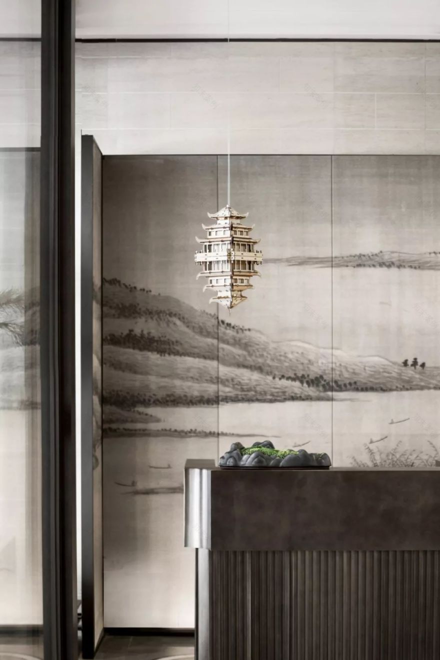 上湖嘉园营销中心 | 光影空间的人与景对话-49