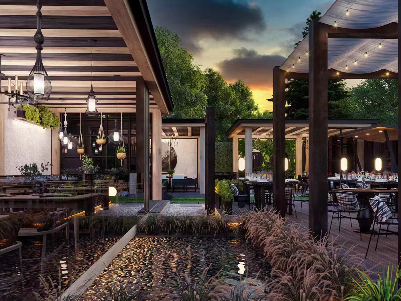 户外餐厅|美味佳肴,家人共享-2