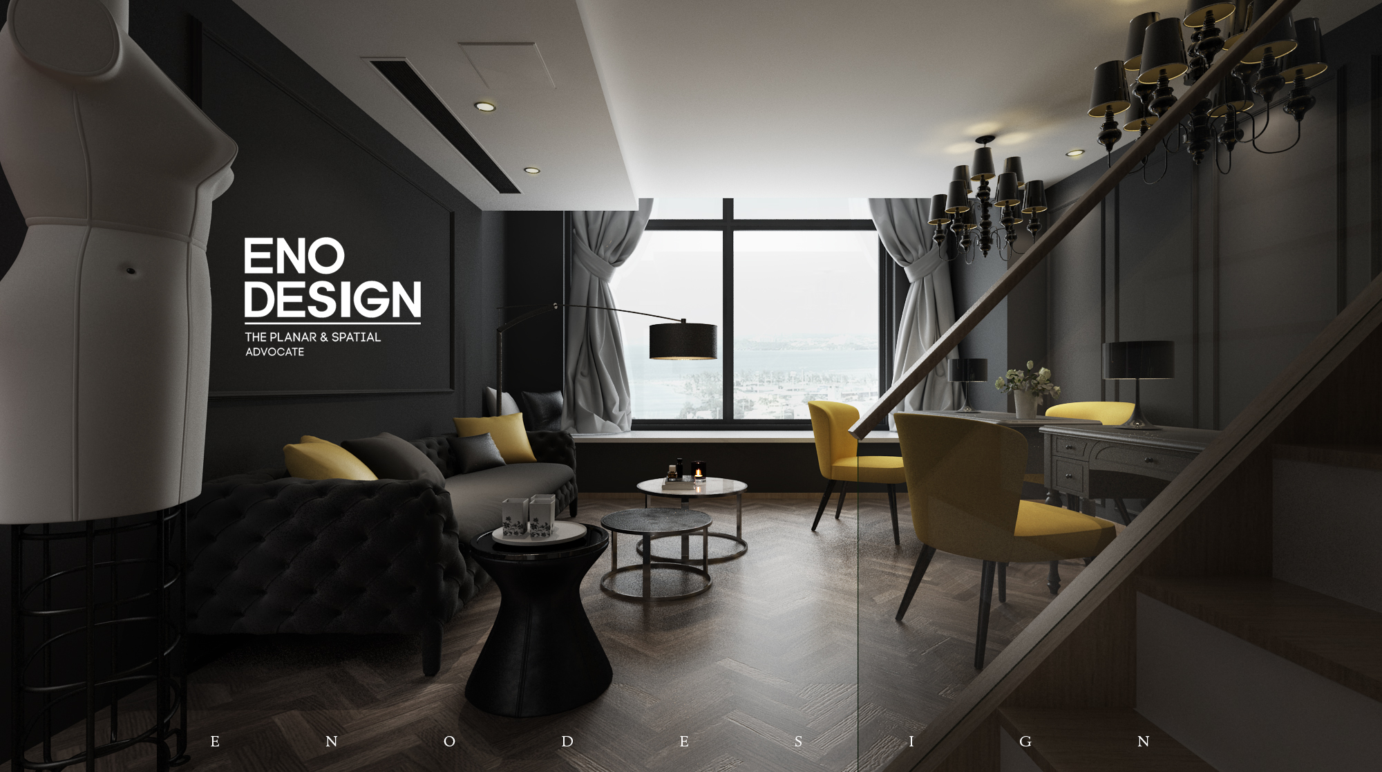 写字楼酷炫美甲潮务室设计-3