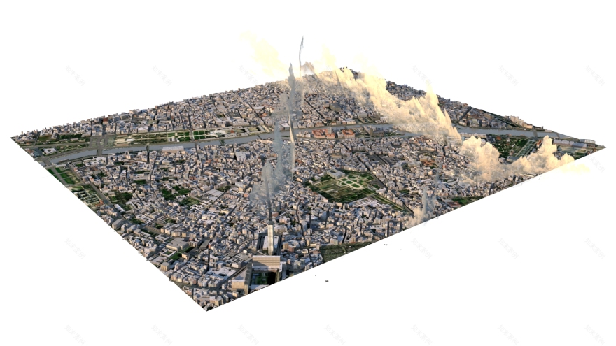 Paris City 2023 Lowpoly 3D 模型丨法国巴黎-25