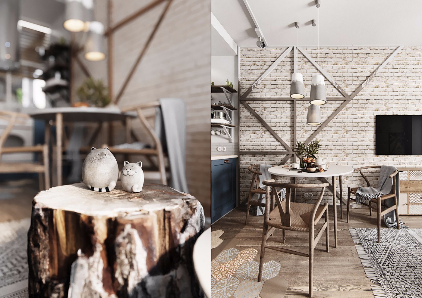 乌克兰基辅北欧风联排别墅设计-2