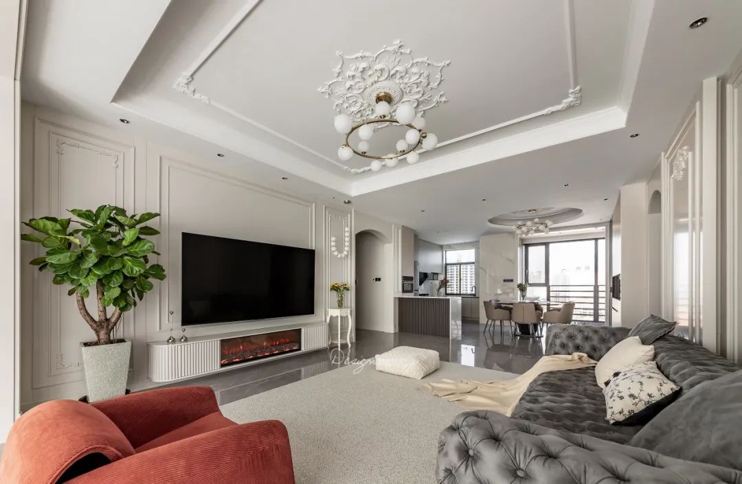 新域宸璟 160㎡法式浪漫丨涂武军,吴静-29