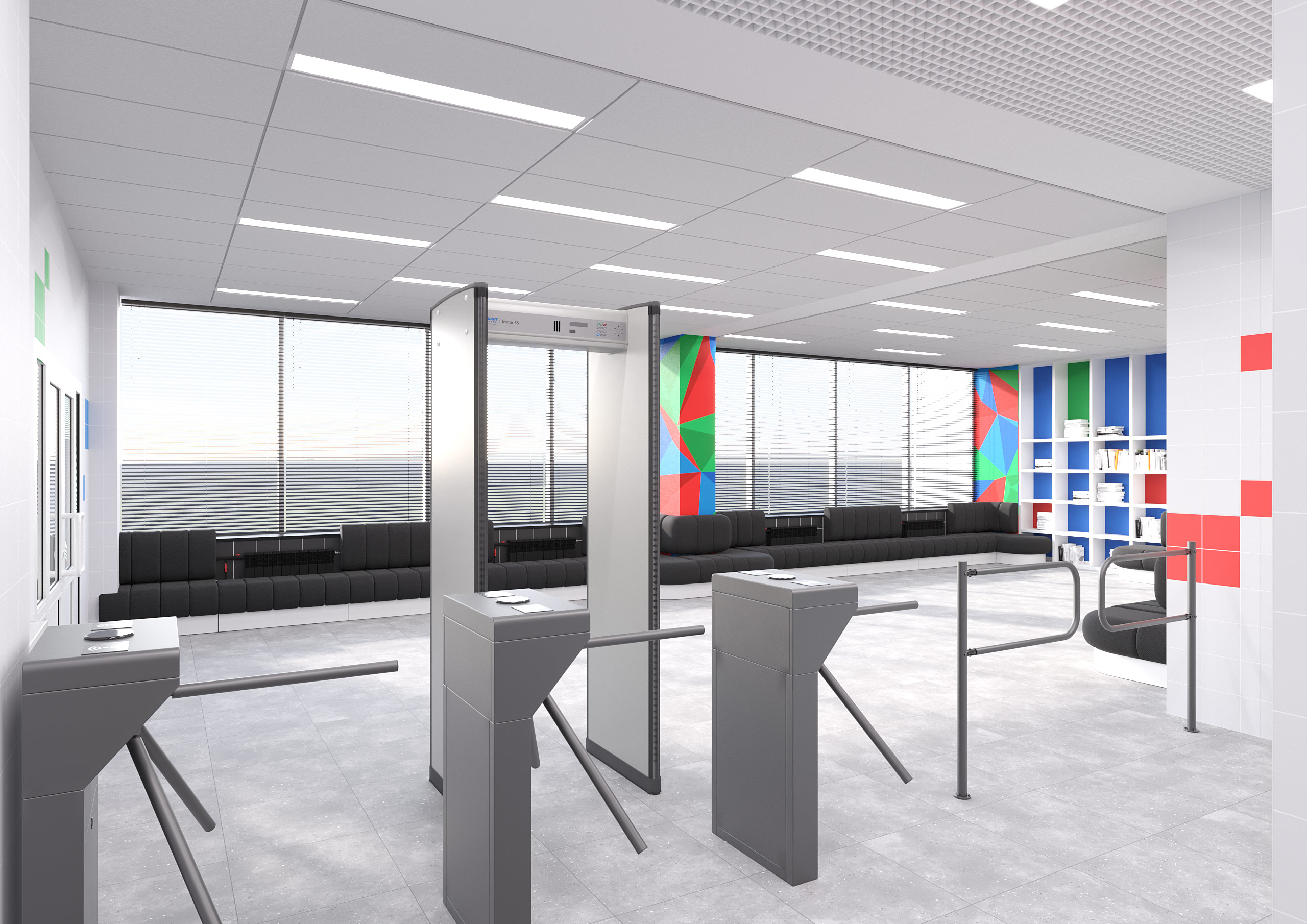 宿舍门厅设计丨俄罗斯莫斯科丨ЕвроПроект-12