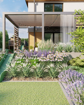 棕色的露台花园丨波兰克拉科夫